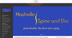 Desktop Screenshot of nashvillespineanddisc.com