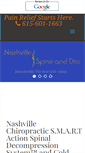Mobile Screenshot of nashvillespineanddisc.com